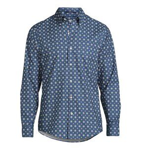 Lands' End Mens Traditional Fit No Iron Twill Shirt